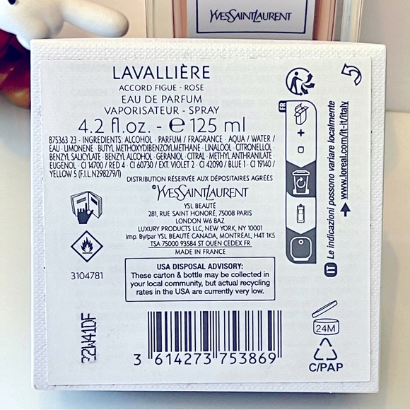 YSL Yves Saint Laurent Lavalliere Eau de Parfume 4.2 fl oz fig & rose accord - Picture 5 of 5